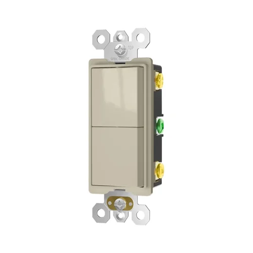 15A 120/277V Dual Rocker Combination Switch