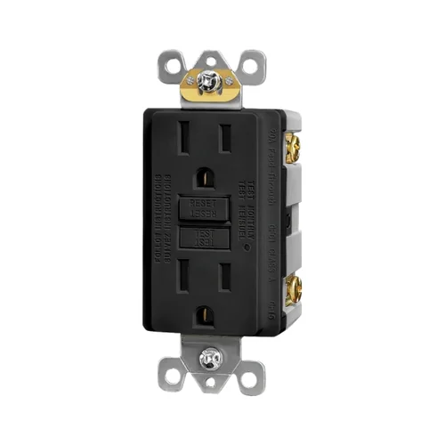 15A Non-Tamper Resistant Self-Test GFCI Receptacle — another angle