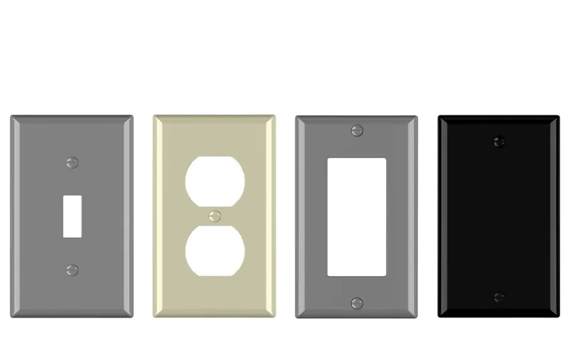 Wall plates — toggle, duplex, decorator and blank 1-gang plates